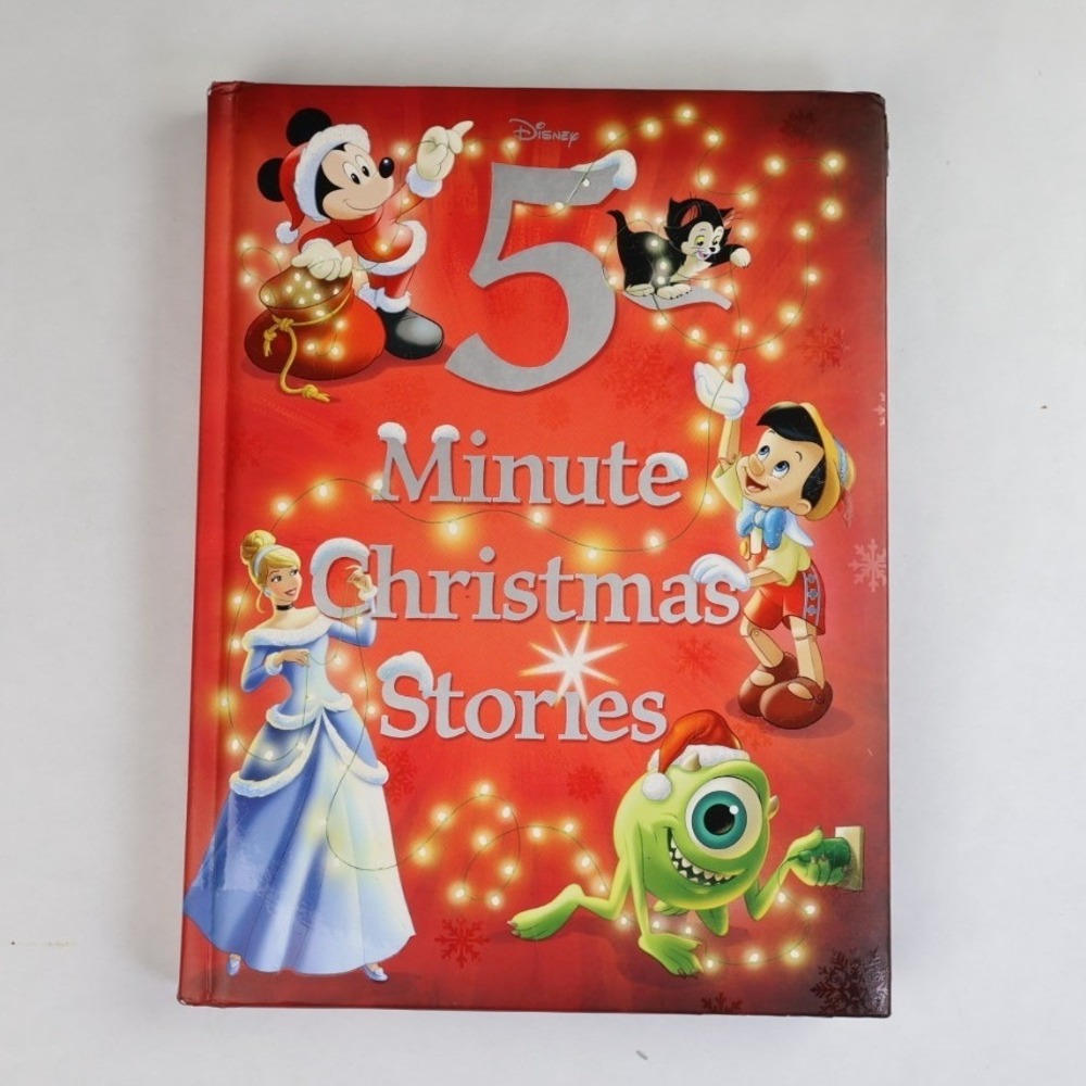Disney 5 Minute Christmas Stories Padded Hardcover Book 2016 Disney‎ Press Pixar